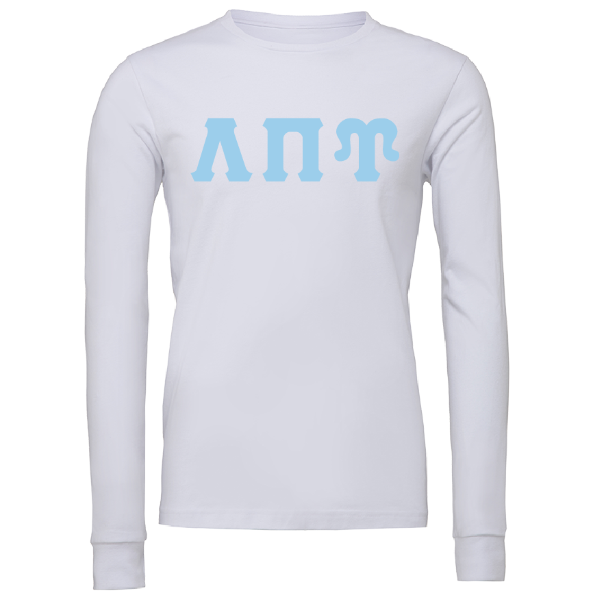 Lambda Sigma Upsilon Lettered Long Sleeve T-Shirts