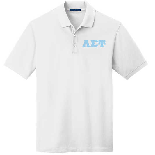 Lambda Sigma Upsilon Men's Embroidered Polo Shirt