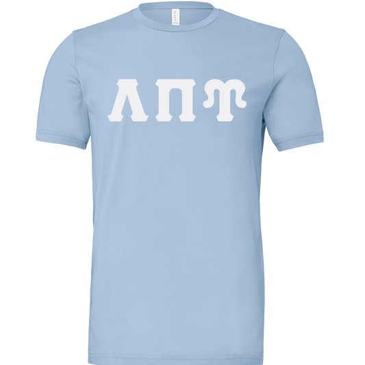 Lambda Sigma Upsilon Lettered Short Sleeve T-Shirts