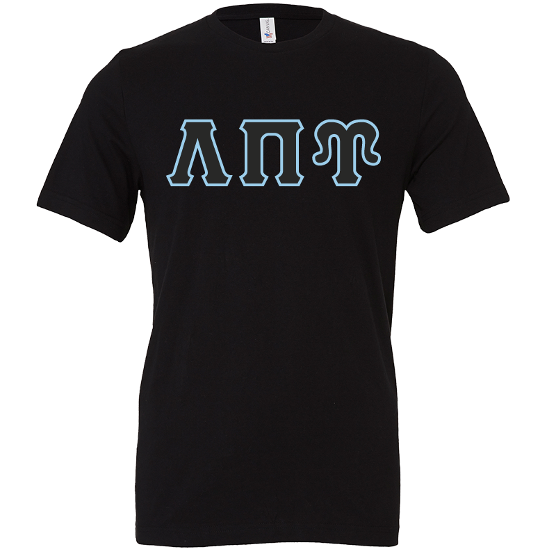 Lambda Sigma Upsilon Lettered Short Sleeve T-Shirts