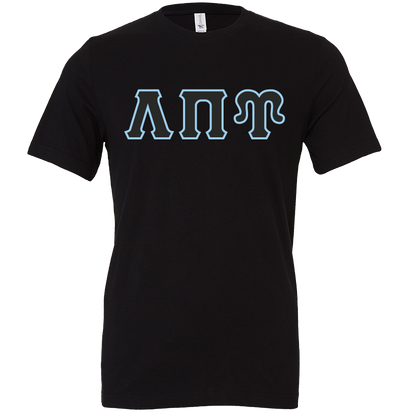 Lambda Sigma Upsilon Lettered Short Sleeve T-Shirts