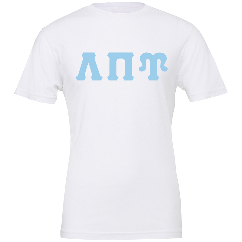 Lambda Sigma Upsilon Lettered Short Sleeve T-Shirts