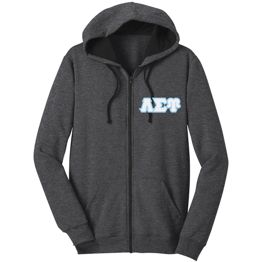 Lambda Sigma Upsilon Zip-Up Hooded Sweatshirts