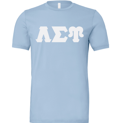 Lambda Sigma Upsilon Lettered Short Sleeve T-Shirts
