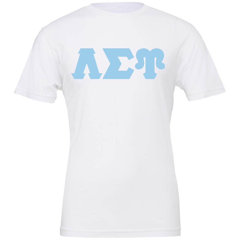 Lambda Sigma Upsilon Lettered Short Sleeve T-Shirts