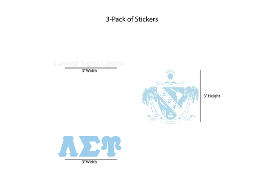Lambda Sigma Upsilon Stickers