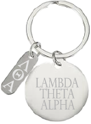 Lambda Theta Alpha Name and Letters Keychains