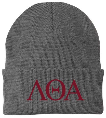 Lambda Theta Alpha Lettered Beanies