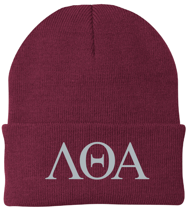 Lambda Theta Alpha Lettered Beanies