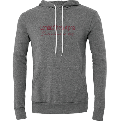Lambda Theta Alpha Embroidered Printed Name Hooded Sweatshirts