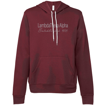 Lambda Theta Alpha Embroidered Printed Name Hooded Sweatshirts