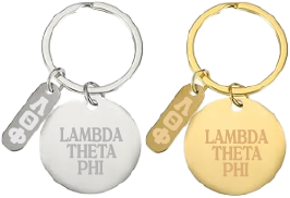 Lambda Theta Phi Name and Letters Keychains