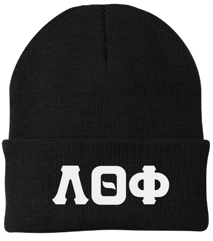 Lambda Theta Phi Lettered Beanies