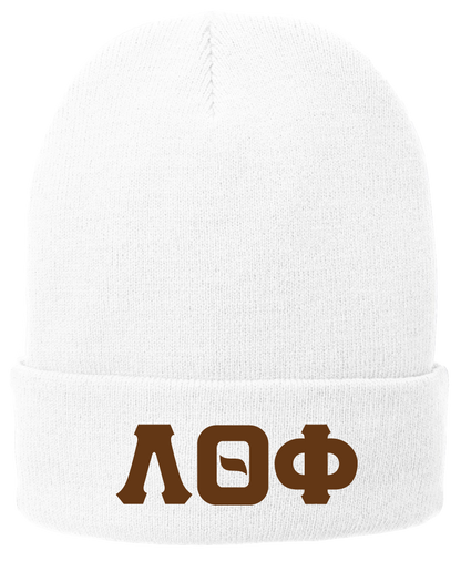 Lambda Theta Phi Lettered Beanies