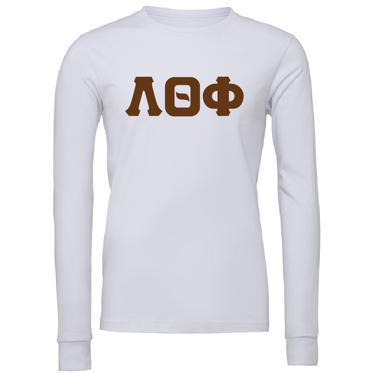 Lambda Theta Phi Lettered Long Sleeve T-Shirts