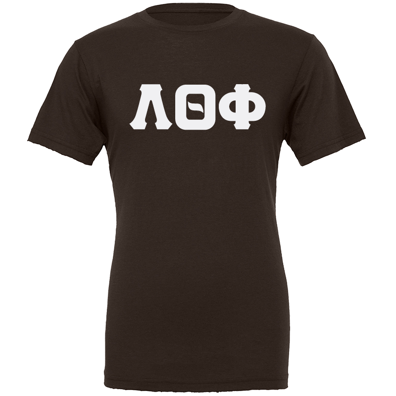 Lambda Theta Phi Lettered Short Sleeve T-Shirts