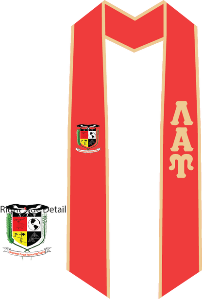 Lambda Alpha Upsilon Graduation Stoles