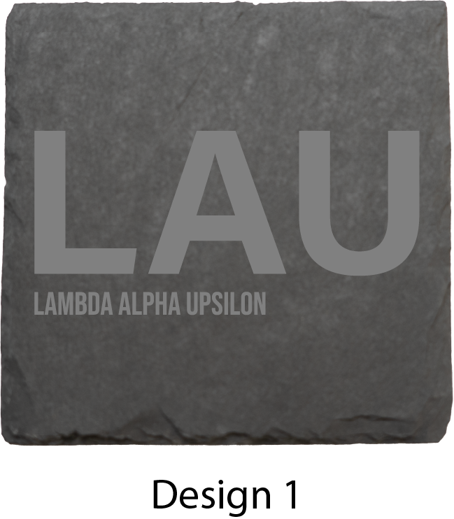 Lambda Alpha Upsilon Stone Coasters - 4-Pack