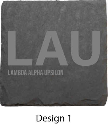 Lambda Alpha Upsilon Stone Coasters - 4-Pack