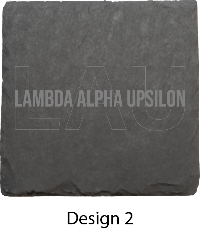 Lambda Alpha Upsilon Stone Coasters - 4-Pack