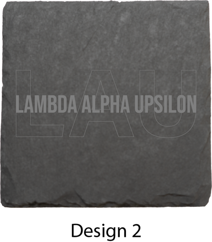 Lambda Alpha Upsilon Stone Coasters - 4-Pack