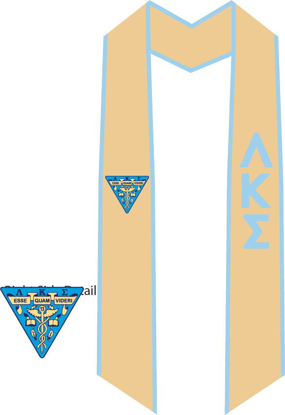 Lambda Kappa Sigma Graduation Stoles