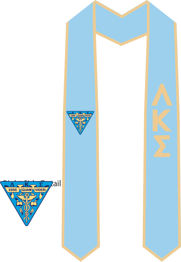 Lambda Kappa Sigma Graduation Stoles