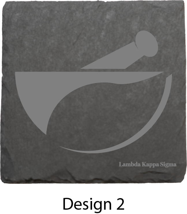 Lambda Kappa Sigma Stone Coasters - 4-Pack