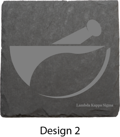 Lambda Kappa Sigma Stone Coasters - 4-Pack