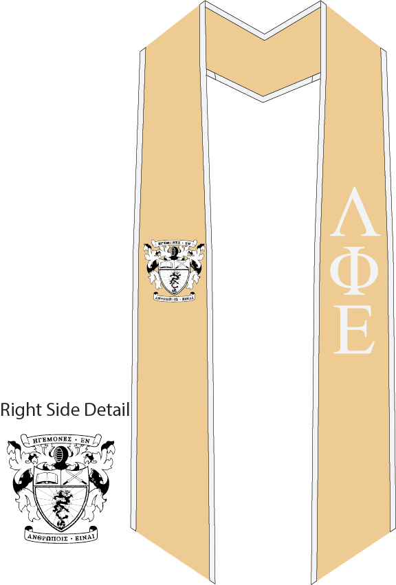 Lambda Phi Epsilon Graduation Stoles