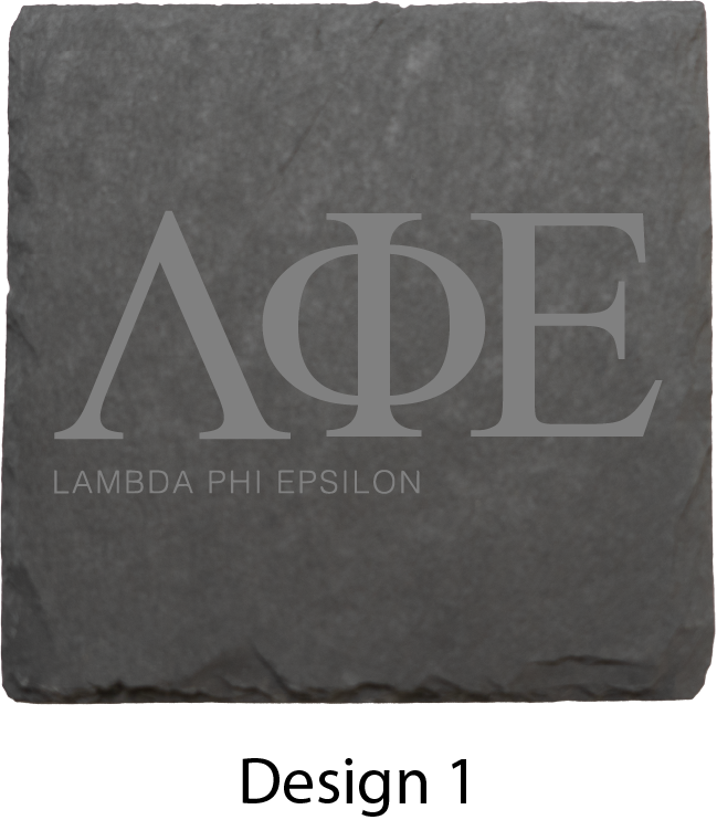 Lambda Phi Epsilon Stone Coasters - 4-Pack