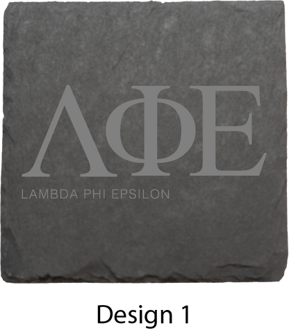 Lambda Phi Epsilon Stone Coasters - 4-Pack