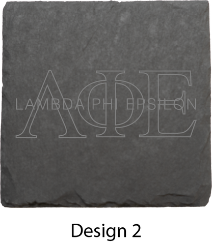 Lambda Phi Epsilon Stone Coasters - 4-Pack