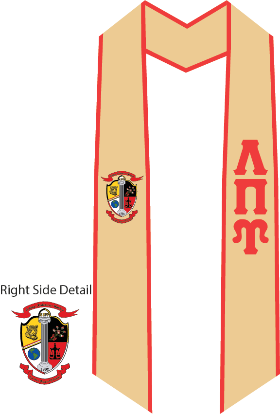 Lambda Pi Upsilon Graduation Stoles