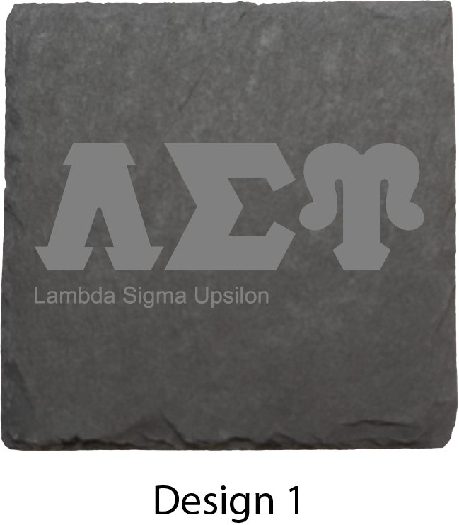 Lambda Sigma Upsilon Stone Coasters - 4-Pack