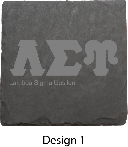 Lambda Sigma Upsilon Stone Coasters - 4-Pack