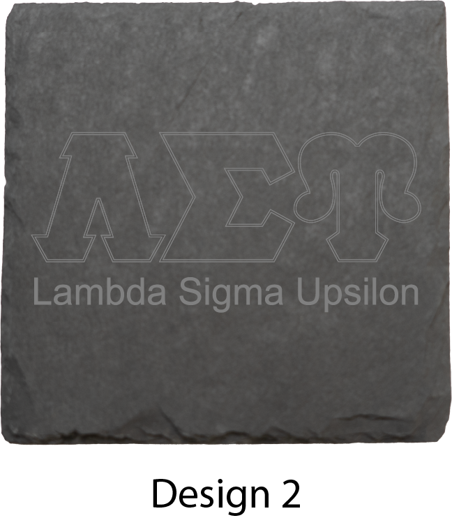 Lambda Sigma Upsilon Stone Coasters - 4-Pack