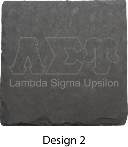 Lambda Sigma Upsilon Stone Coasters - 4-Pack