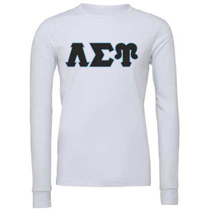 Lambda Sigma Upsilon Lettered Long Sleeve T-Shirts