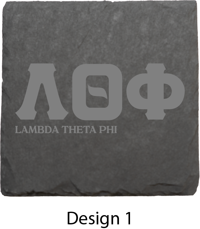 Lambda Theta Phi Stone Coasters - 4-Pack