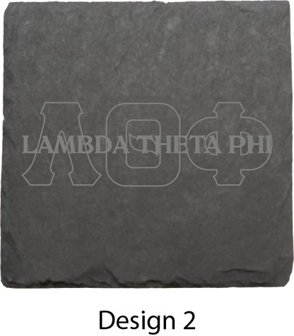 Lambda Theta Phi Stone Coasters - 4-Pack