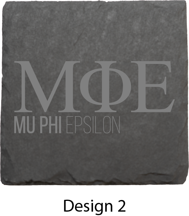 Mu Phi Epsilon Stone Coasters - 4-Pack