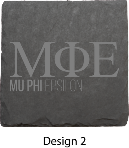 Mu Phi Epsilon Stone Coasters - 4-Pack