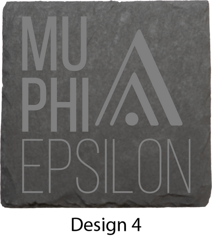 Mu Phi Epsilon Stone Coasters - 4-Pack