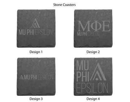 Mu Phi Epsilon Stone Coasters - 4-Pack