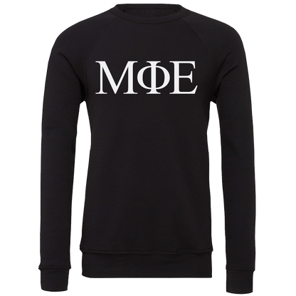 Mu Phi Epsilon Lettered Crewneck Sweatshirts