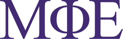 Purple 'MFE' logo on a white background