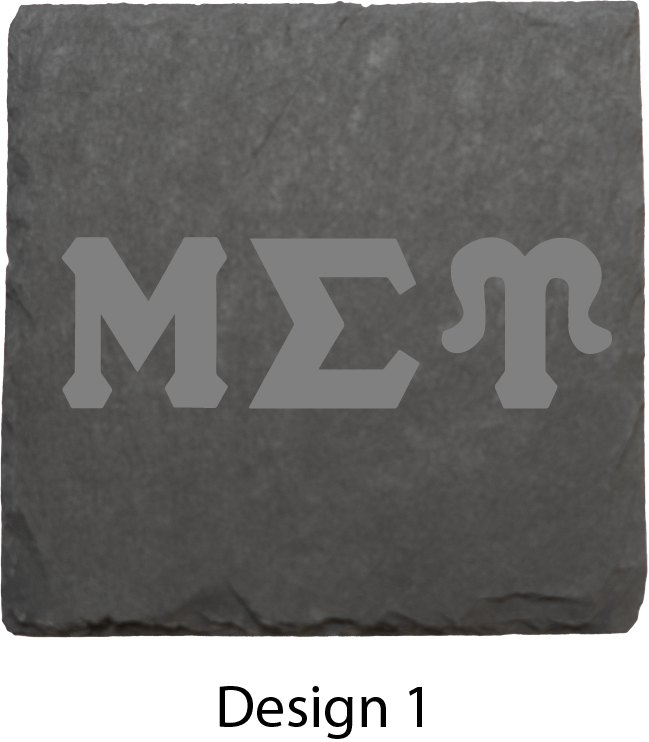 Mu Sigma Upsilon Stone Coasters - 4-Pack