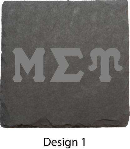 Mu Sigma Upsilon Stone Coasters - 4-Pack