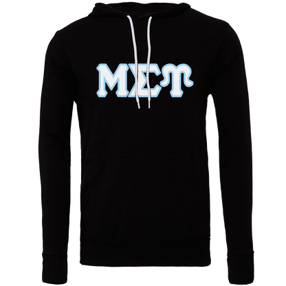 Mu Sigma Upsilon Embroidered Lettered Hooded Sweatshirts